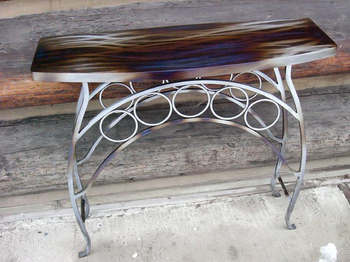 metal art tables